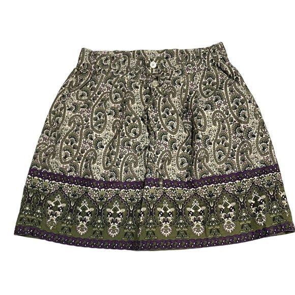Converse‎ Paisley Mini Short Skirt Size XS | J1 - Picture 1 of 6